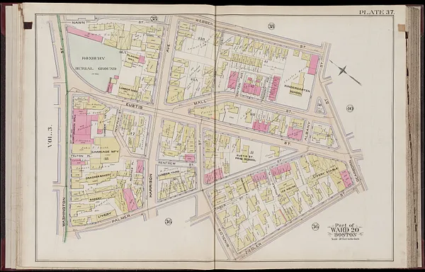 Atlas of the city of Boston : Roxbury, Mass. : volume four : from actual surveys and official records