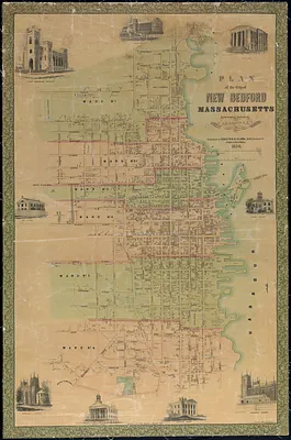 Plan of the City of New Bedford Massachusetts