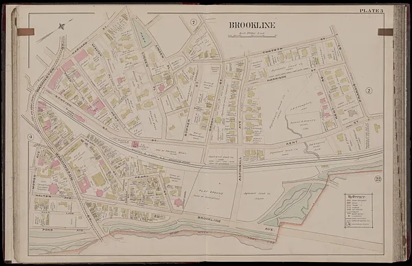 Atlas of the town of Brookline, Massachusetts