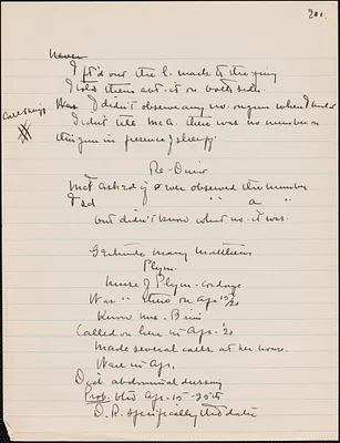 Trial Notes, p. 201-250