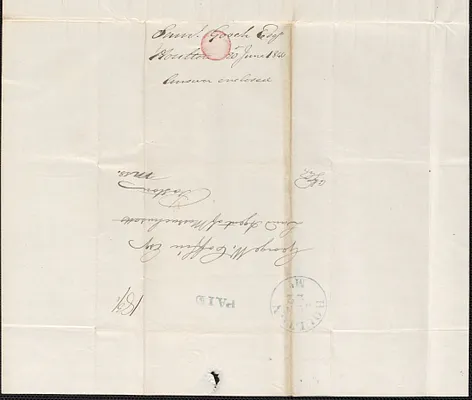 Samuel Gooch to George Coffin, 20 June 1840