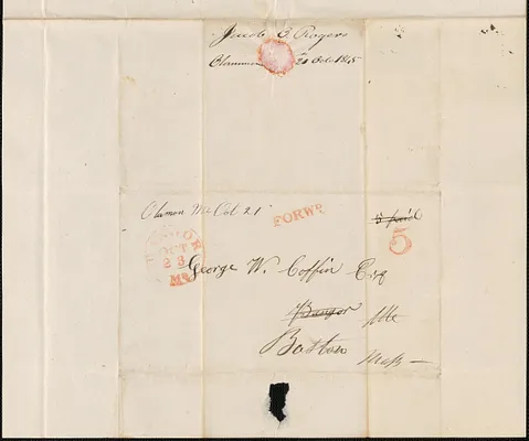 Jacob Rogers to George Coffin, 21 October 1845