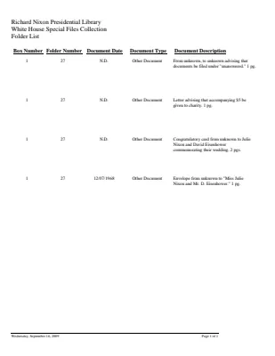 WHSF: Returned, 1-27
