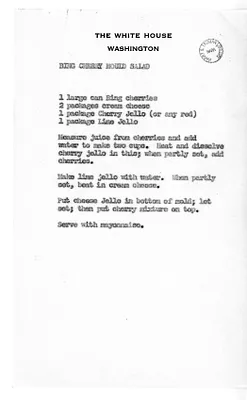 Recipe for Bing Cherry Mould Salad