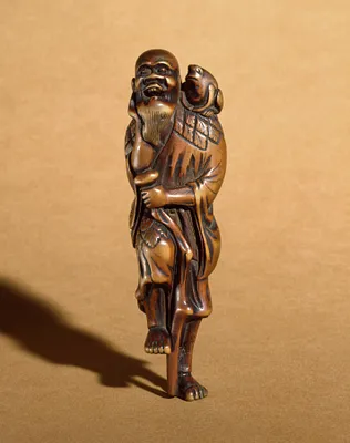 Netsuke of the Immortal Gama Sennin