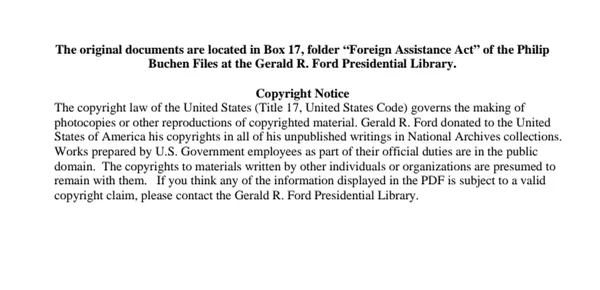 Foreign Assistance Act