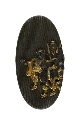 Kashira with Three Yamabushi