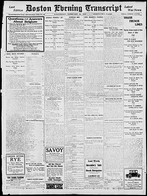 Boston Evening Transcript