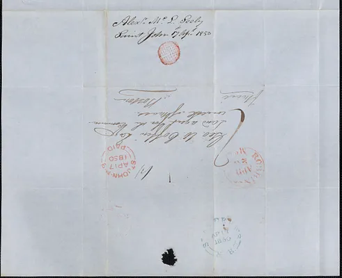 Alex L. Seely to George Coffin,  17 April 1850