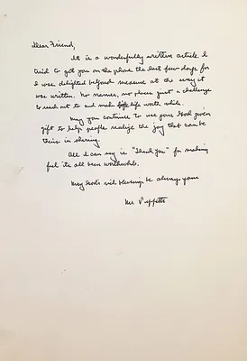 Letter to "friend," June 1975