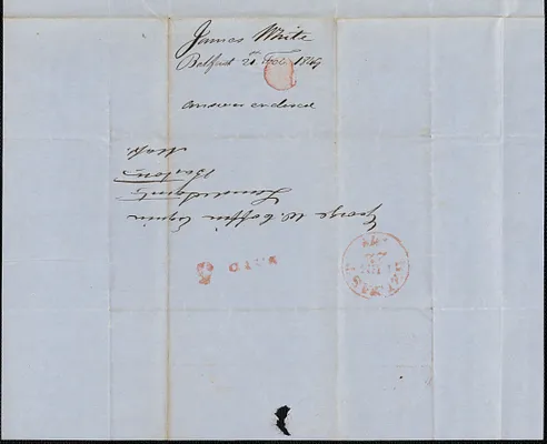 James White to George Coffin, 21 February 1849