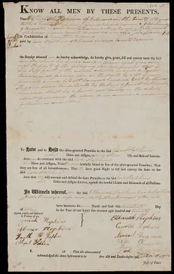 Deed of property in Brewster