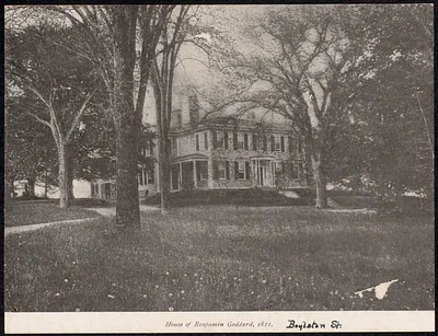 Benjamin Goddard house, Buckminster & Sumner Rds.