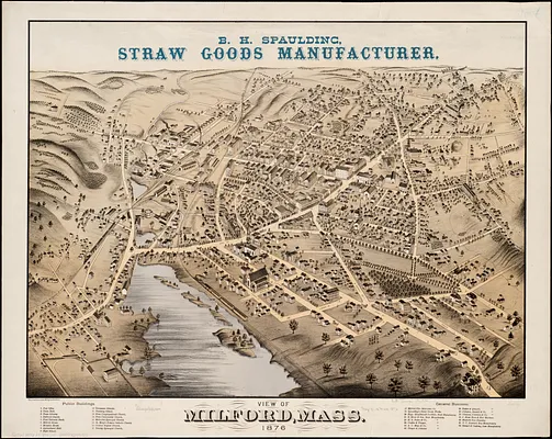 View of Milford, Mass