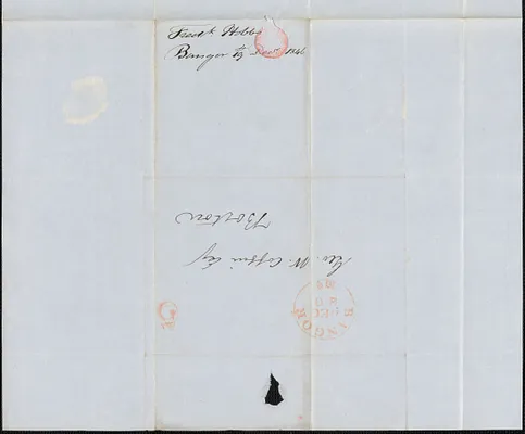 Fred Hobbs to George Coffin, 19 December 1846