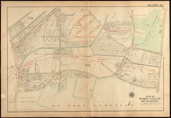 Atlas of the city of Boston, West Roxbury