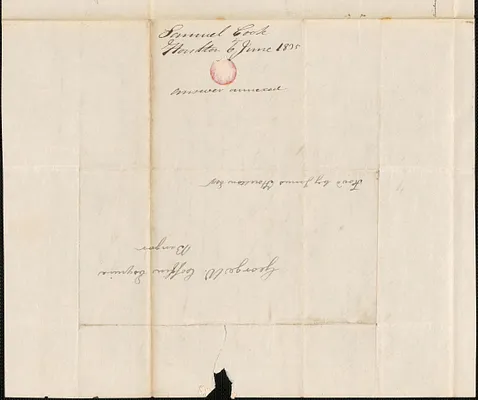 Samuel Cook to George Coffin, 6 June 1835