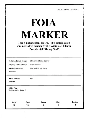 National Service [Folder 2]