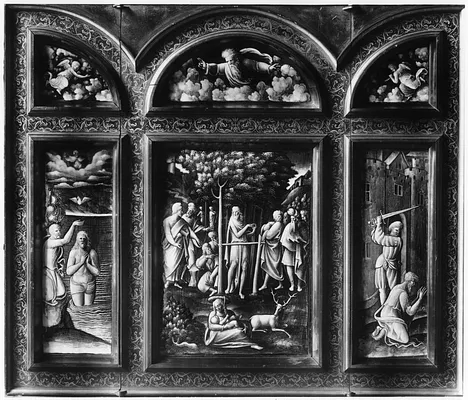 Tripytch with the Life of St. John the Baptist