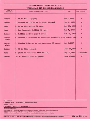 Bullitt, William C.