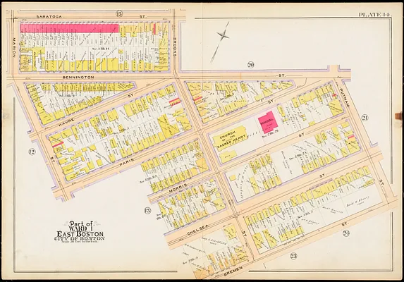 Atlas of the city of Boston : East Boston, Mass.