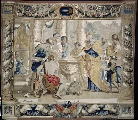 Dido Sacrifices to Juno, the Goddess of Marriage