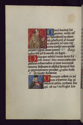Saint Francis Above and Saint Anthony the Abbot Below