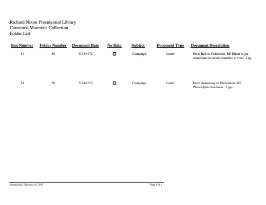 WHSF: Contested, 54-50