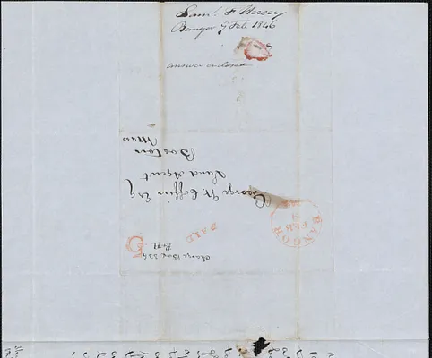 Samuel F. Hersey to George Coffin, 7 February 1846