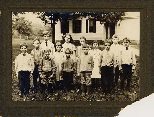 Group of children outside