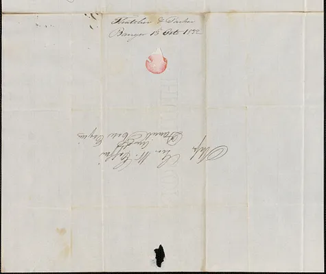 Thatcher and Parker to George Coffin and Daniel Rose, 13 October 1832