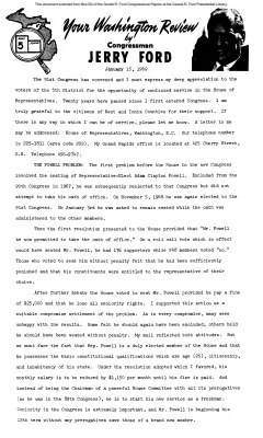 Ford Newsletter, Jan.-June 1969