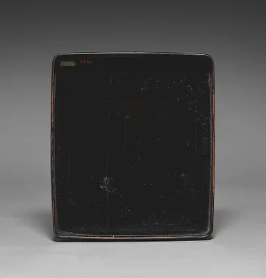 Writing Box (Suzuribako) with Europeans