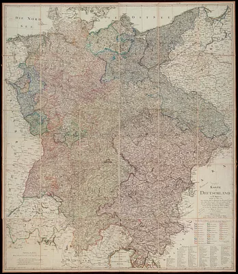 Karte von Deutschland