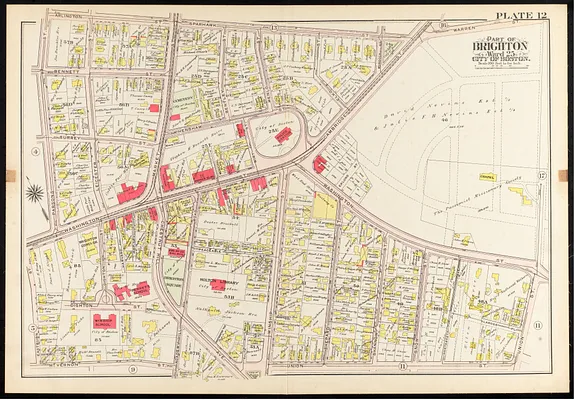Atlas of the city of Boston, ward 25, Brighton