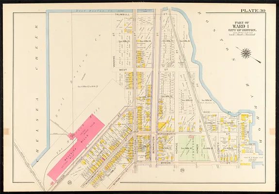 Atlas of the city of Boston, Charlestown and East Boston