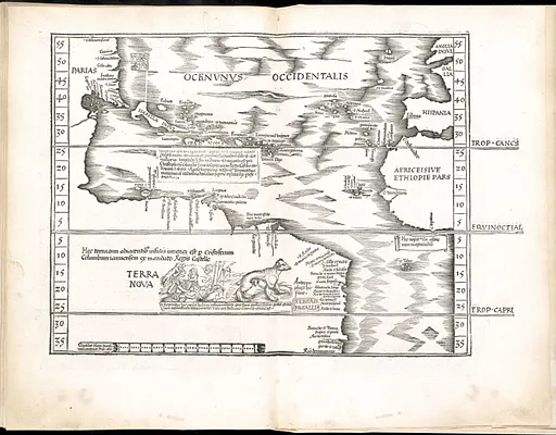 Oceani occidetalis seu terre nove tabula