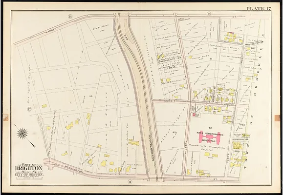 Atlas of the city of Boston, ward 25, Brighton