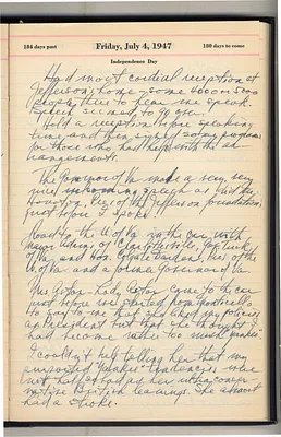 Diary Entry of Harry S. Truman