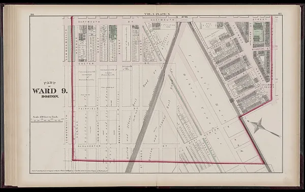 Atlas of the county of Suffolk, Massachusetts : vol. 1st including Boston proper : from actual surveys and official records