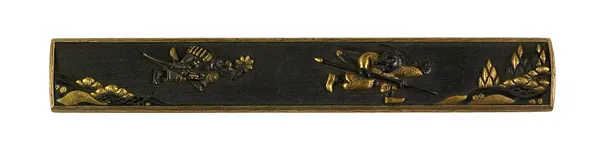 Kozuka with Yoshitsune and a Tengu