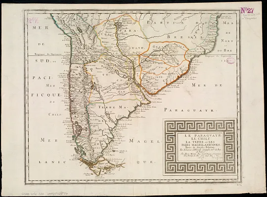 Le Paraguayr, Le Chili, La Terre, et les Isles Magellanicques