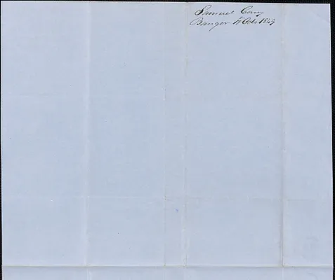 Samuel Cony to George Coffin, 18 October 1849