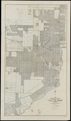 The official plat "City of Miami," Florida