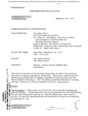 September 25, 1975 - Ford, Bipartisan Congressional Leadership