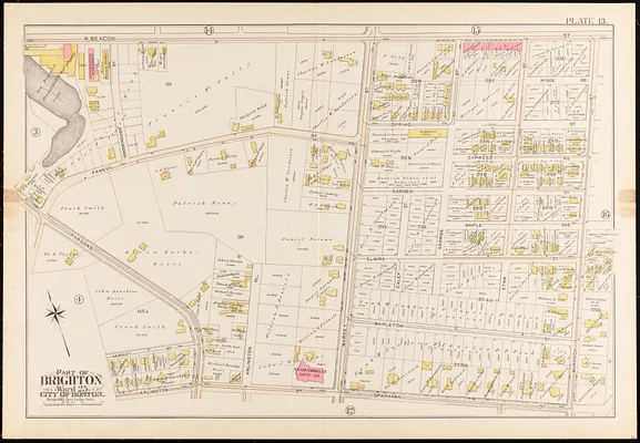 Atlas of the city of Boston, Brighton