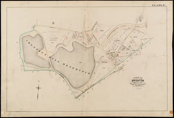 Atlas of the city of Boston : Charlestown and Brighton