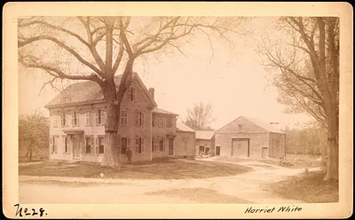 Sudbury Reservoir, real estate, Harriet White, house and barn, Southborough, Mass., ca. 1893