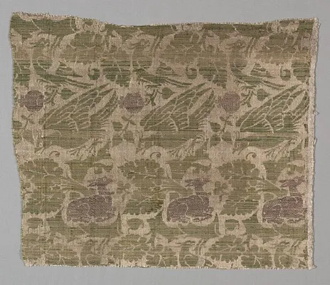 Silk and Gold Textile