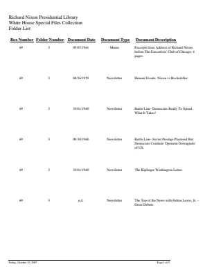 WHSF: Returned, 69-3
